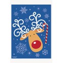 50 REINDEER TREAT BAG 4X6"