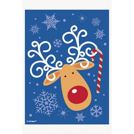 50 REINDEER TREAT BAG 4X6"