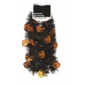 PUMPKIN TINSEL GARLAND-9FT