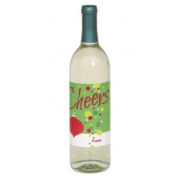 4 XMAS WINE BOTTLE LABELS