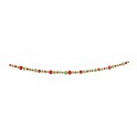 RED/GRN DOT PAPER GARLAND-9FT