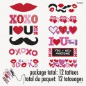 12 LOVE & HEART FINGER TATTOOS