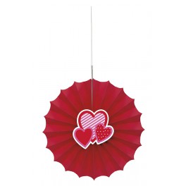 VALNTINE HRT PPR DECOR FAN-12"