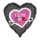 18"PKG ILY ARRW HEART FOIL BLN