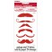 4 RED MUSTACHE TATTOO SHTS