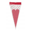 20 DOTTED HEART CONE CELLO BAG