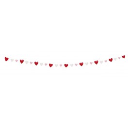 VALENTINE HRT PPR GARLAND-9FT