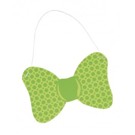 6 ST PATS PAPER BOW TIES-ASST