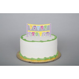 HAPPY SPRING CAKE BANNER