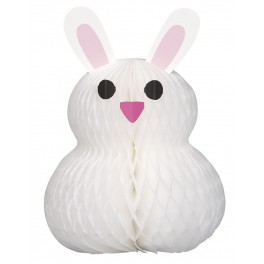 BUNNY SHAPED HNYCMB DECOR-12"