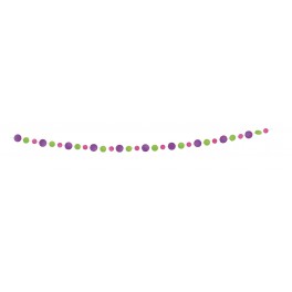 SPRING DOT PPR GARLAND-9FT