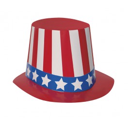 PATRIOTIC TOP HAT-BULK