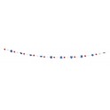 PATRIOTIC STAR PPR GARLAND-9FT