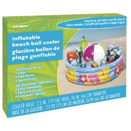 BEACH BALL INFLATABLE COOLER