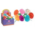 FESTIVE PAPER FLOWERS ASST