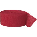 162FT CREPE STREAMERS- RED