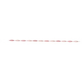 RED DOTS CREPE STRMER 30FT