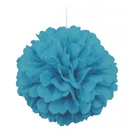 PUFF DECOR 16" CB TEAL