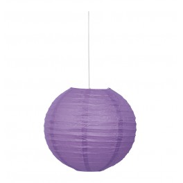 LANTERN RND 10" PT PURP