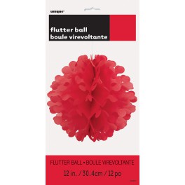 FLUTTER BALL 12" RED