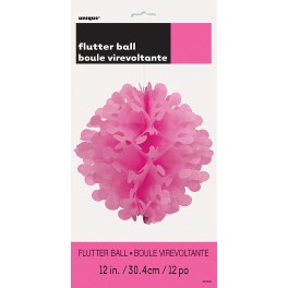 FLUTTER BALL 12" HT PNK