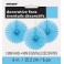 3 DECOR FAN 6" PW BLU