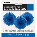 3 DECOR FAN 6" RY BLU