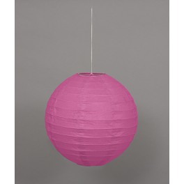 LANTERN ROUND 10" HOT PINK