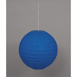 LANTERN ROUND 10" ROYAL BLUE