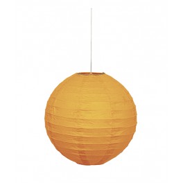 LANTERN ROUND 10" PMPKN ORANGE