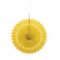 DECORATIVE FAN 16" YELLOW