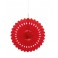 DECORATIVE FAN 16" RED