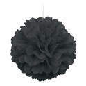 PUFF DECOR 16" BLACK