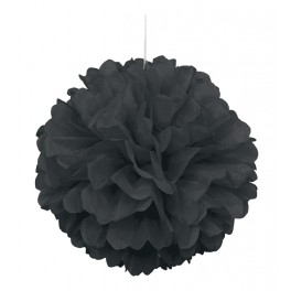 PUFF DECOR 16" BLACK