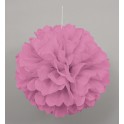 PUFF DECOR 16" HOT PINK