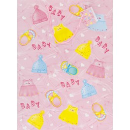 BABY GIRL GIFTBAG ASST-JUMBO
