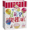 BDAY GIFTBAG ASST-LGE GLITTER
