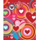 RETRO HEARTS GIFT BAG - LARGE