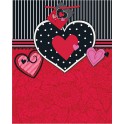 PARISIAN HEARTS GIFT BAG - MED