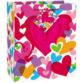 FLUTTER HEARTS GIFTBAG - SMALL