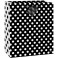 BLACK DOTS GIFTBAG-MED