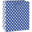 RYL BLUE DOTS GIFTBAG-MED