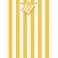 YELLOW STRIPE GIFT BAG-MED