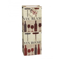 RED FOIL VINO WINE BAG