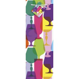 COLORED GLASS WINE BAG