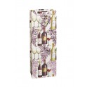 FOIL GRAPES GLASSES WINE BAGS