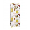 GOLD FOIL CHEERS WINE BAG