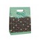 TEAL FLORAL PURSE GIFTBAG-LG