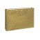 GOLD GLTR DOT GIFTBAG-HORZ LG