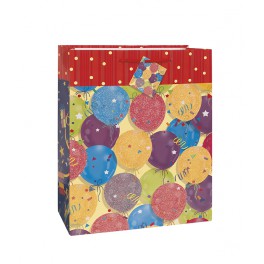 GLITTER BALLOONS GIFTBAG-JMBO